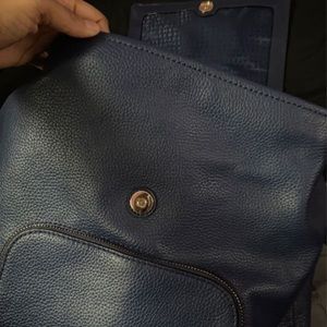 Kate spade navy blue backpack